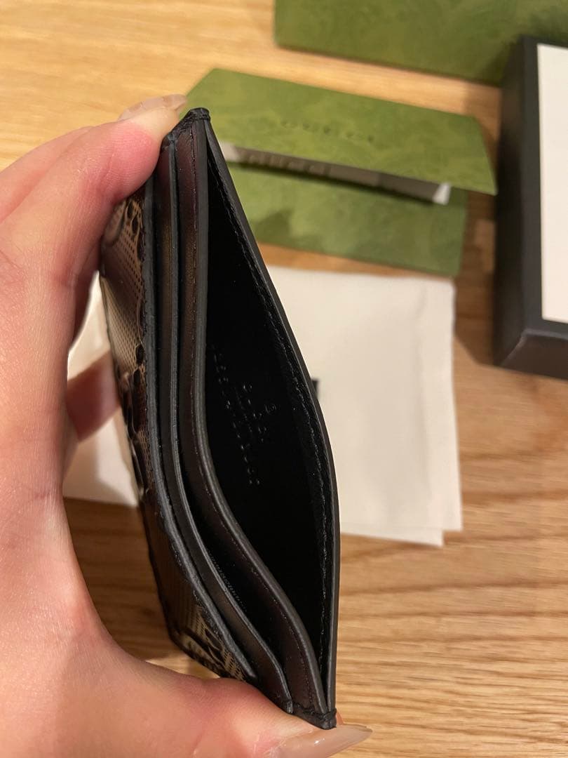 GUCCI 名刺入れ ブラック レザー 新品未使用