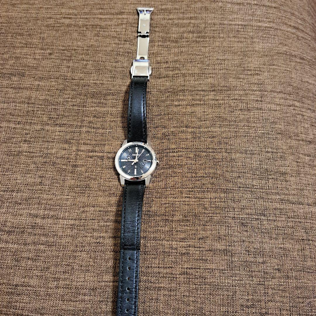 SEIKO LUKIA ブラックレザー 時計