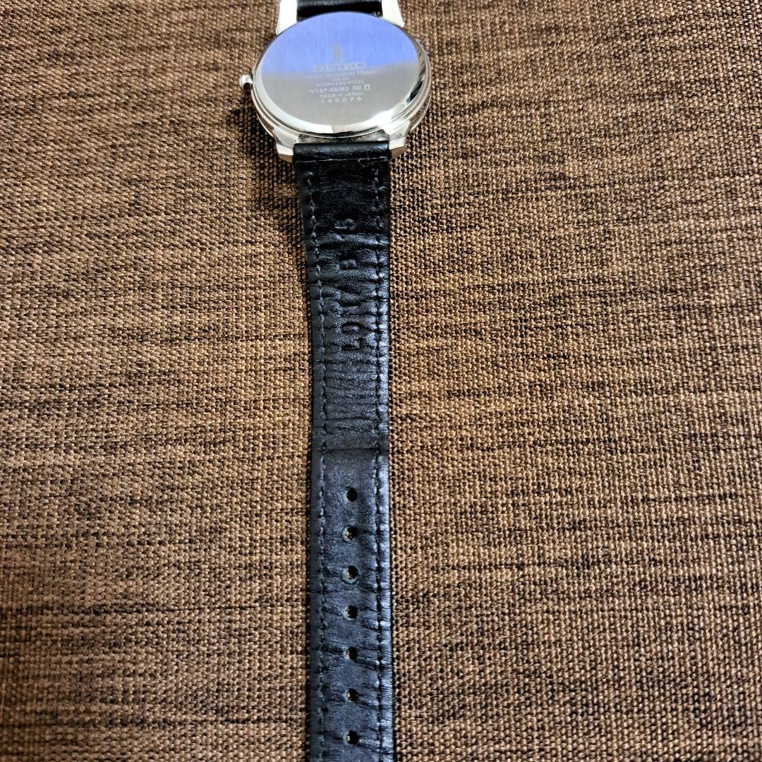 SEIKO LUKIA ブラックレザー 時計