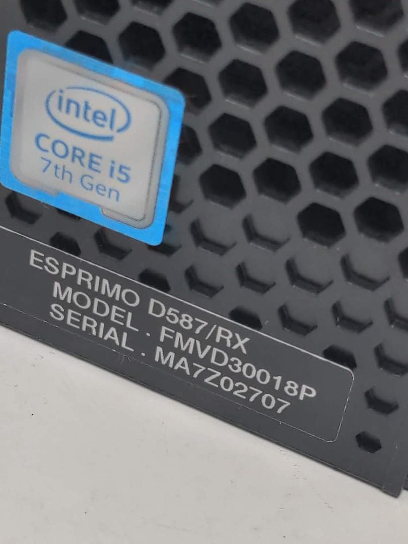 富士通 ESPRIMO D587/RX core i5-7500