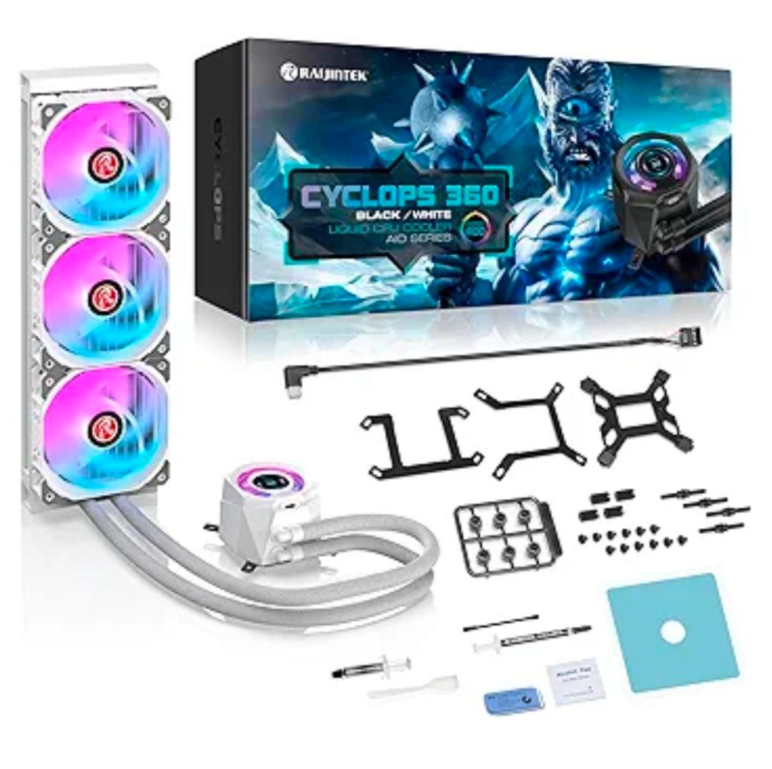 ライジンテック CYCLOPS 360 WHITE AIO水冷CPUクーラー