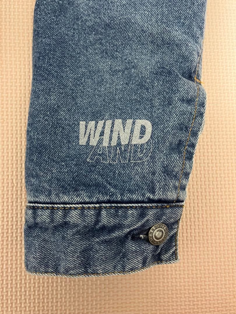 MINEDENIM WIND AND SEA ボア デニム ジャケット