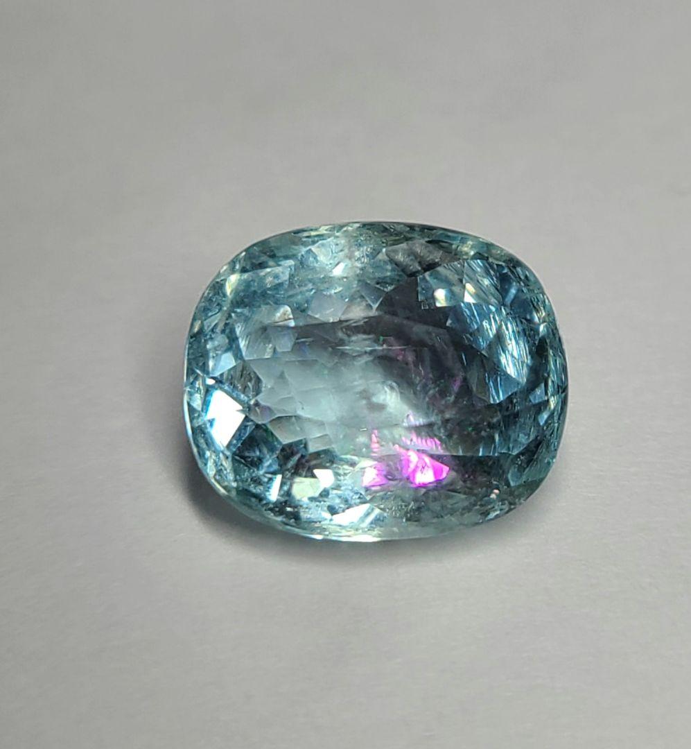 美しい海のレインボー★非加熱アクアマリンレインボーInk入り★