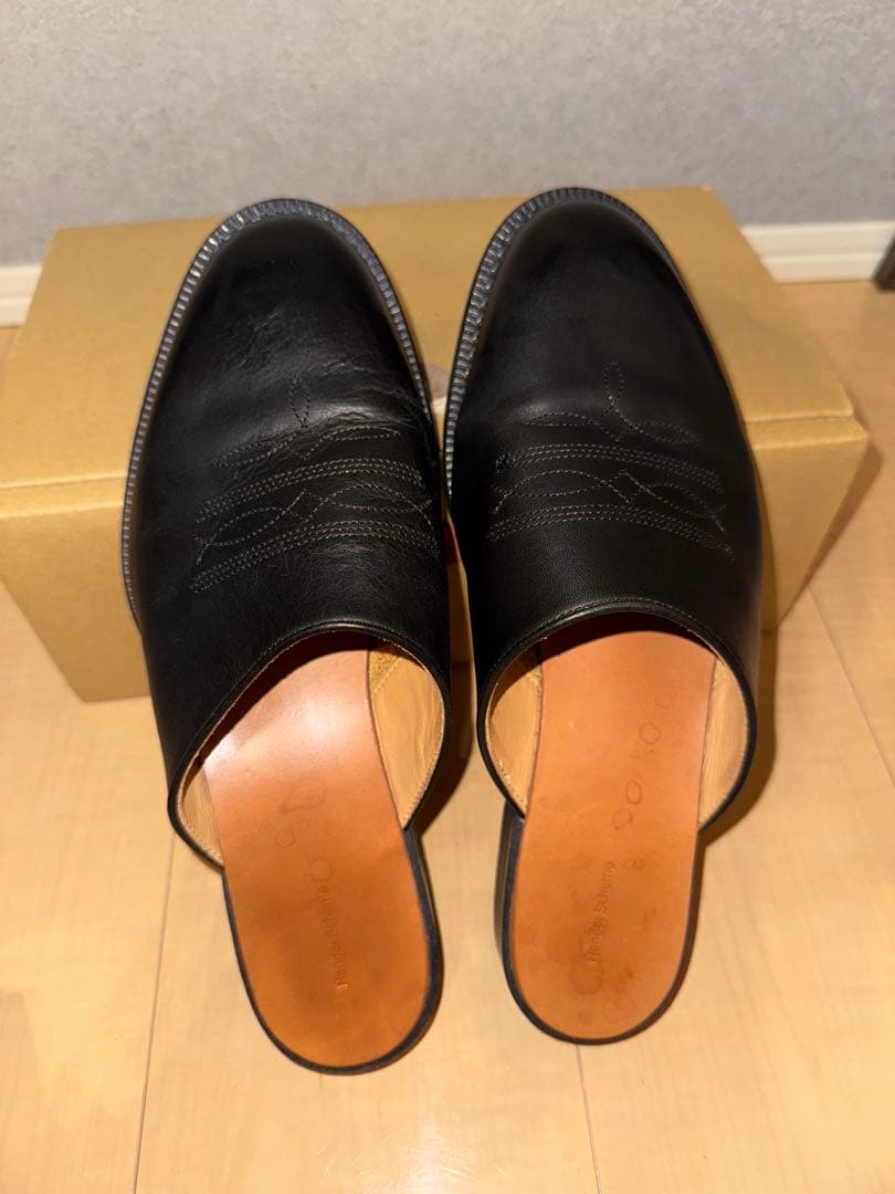 靴 hender scheme cheak black