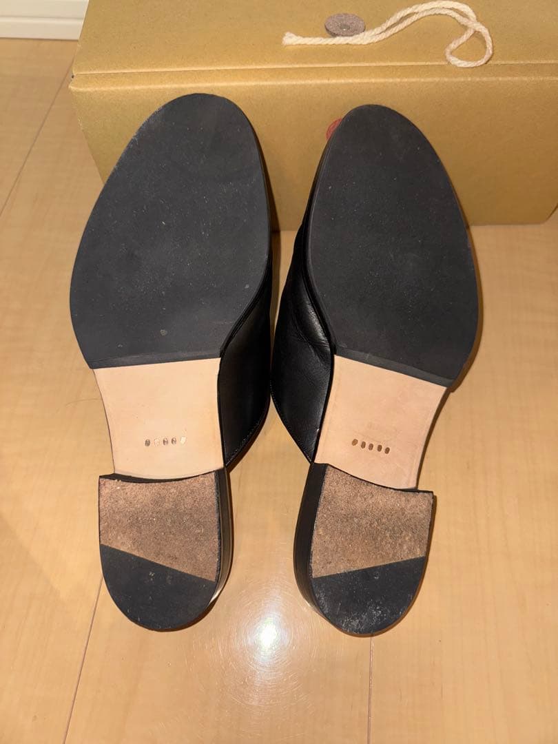 靴 hender scheme cheak black