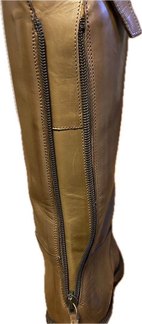 美品　SARTORE サルトル　シングルバックベルト　ジョッキーブーツ　ブラウン