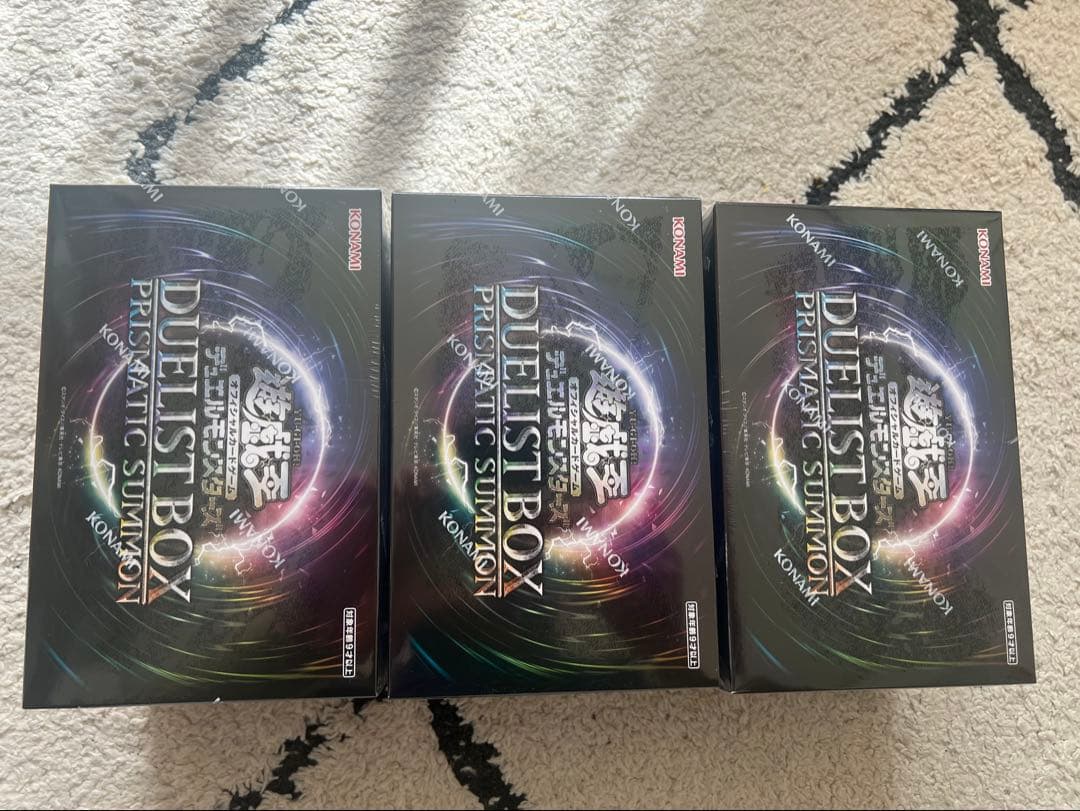 新品未開封/遊戯王　デュエリストボックス　プリズマティックサモン 3BOX