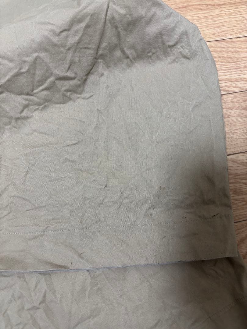 PUSHPUSH KHAKI PANTS ベージュ ワイドチノパンツ XLサイズ