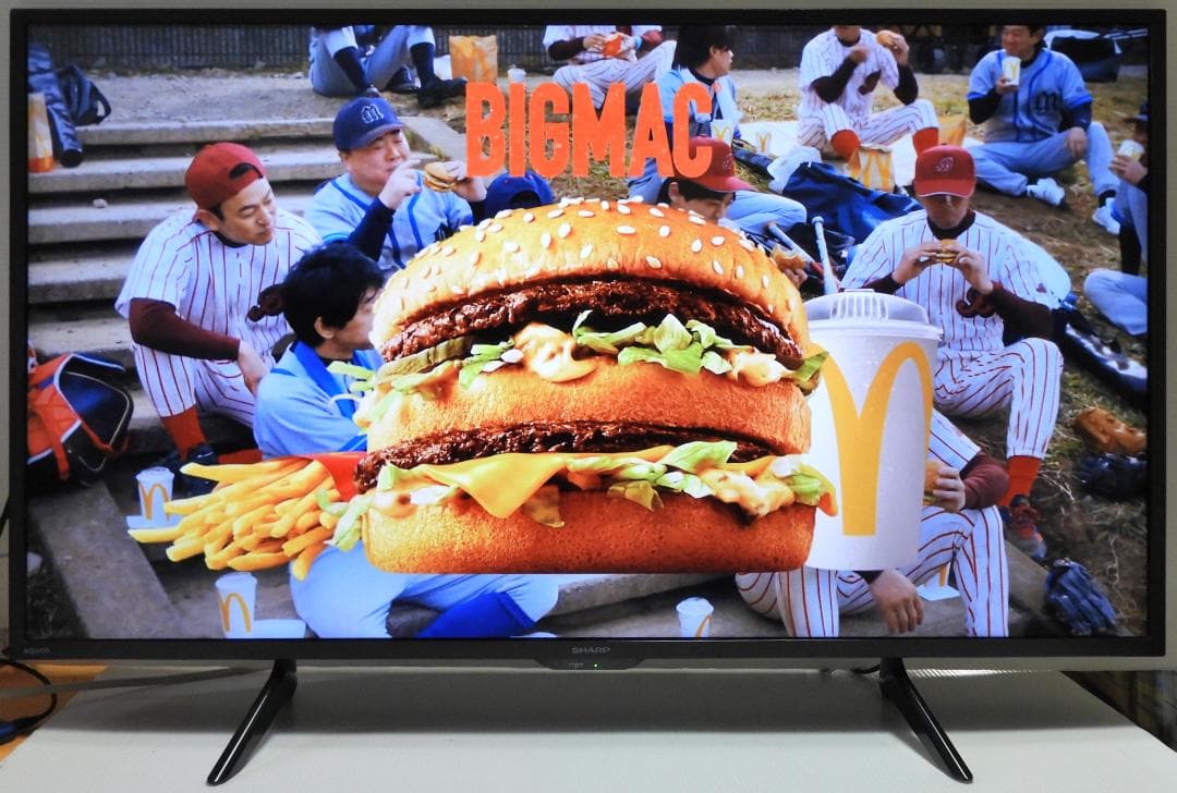 【美品】42型　4K　シャープ/アクオス　4T-C42EJ1　2024年製