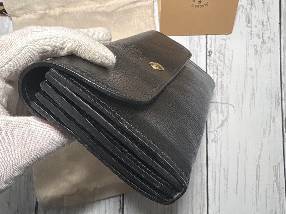 新品 イルビゾンテ ☆大人気☆ ロングウォレット 定番 ブラック 黒
