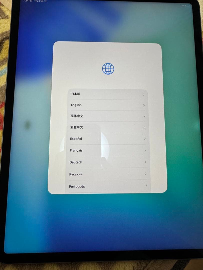 【液晶表示不良あり】iPad Pro 12.9㌅ 第5世代 256GB セルラー