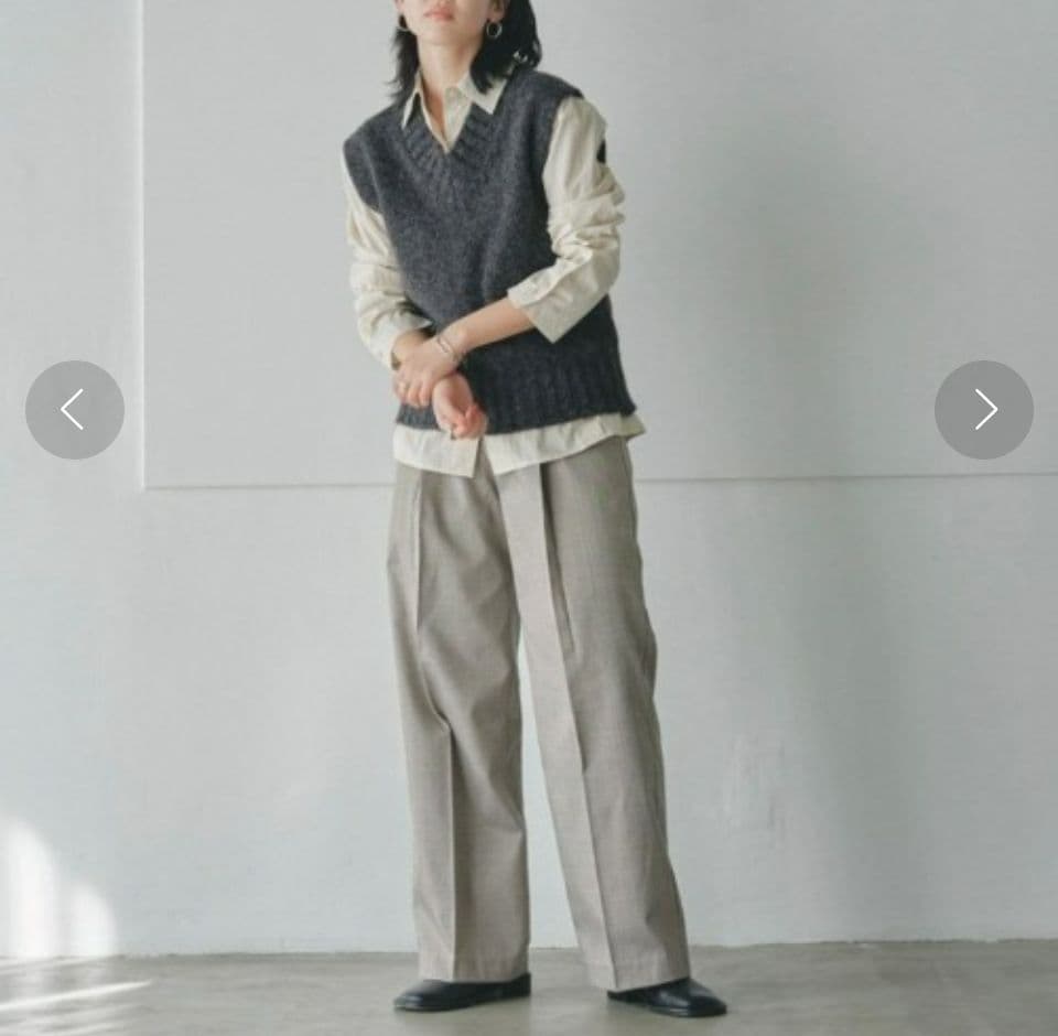 TODAYFUL　モールヤーンニットベスト