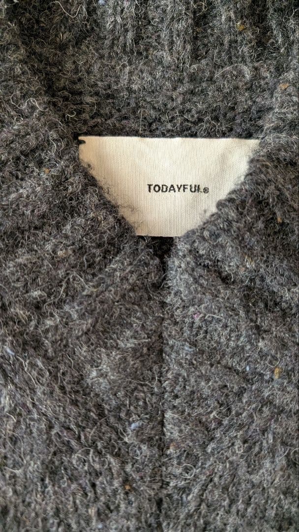 TODAYFUL　モールヤーンニットベスト