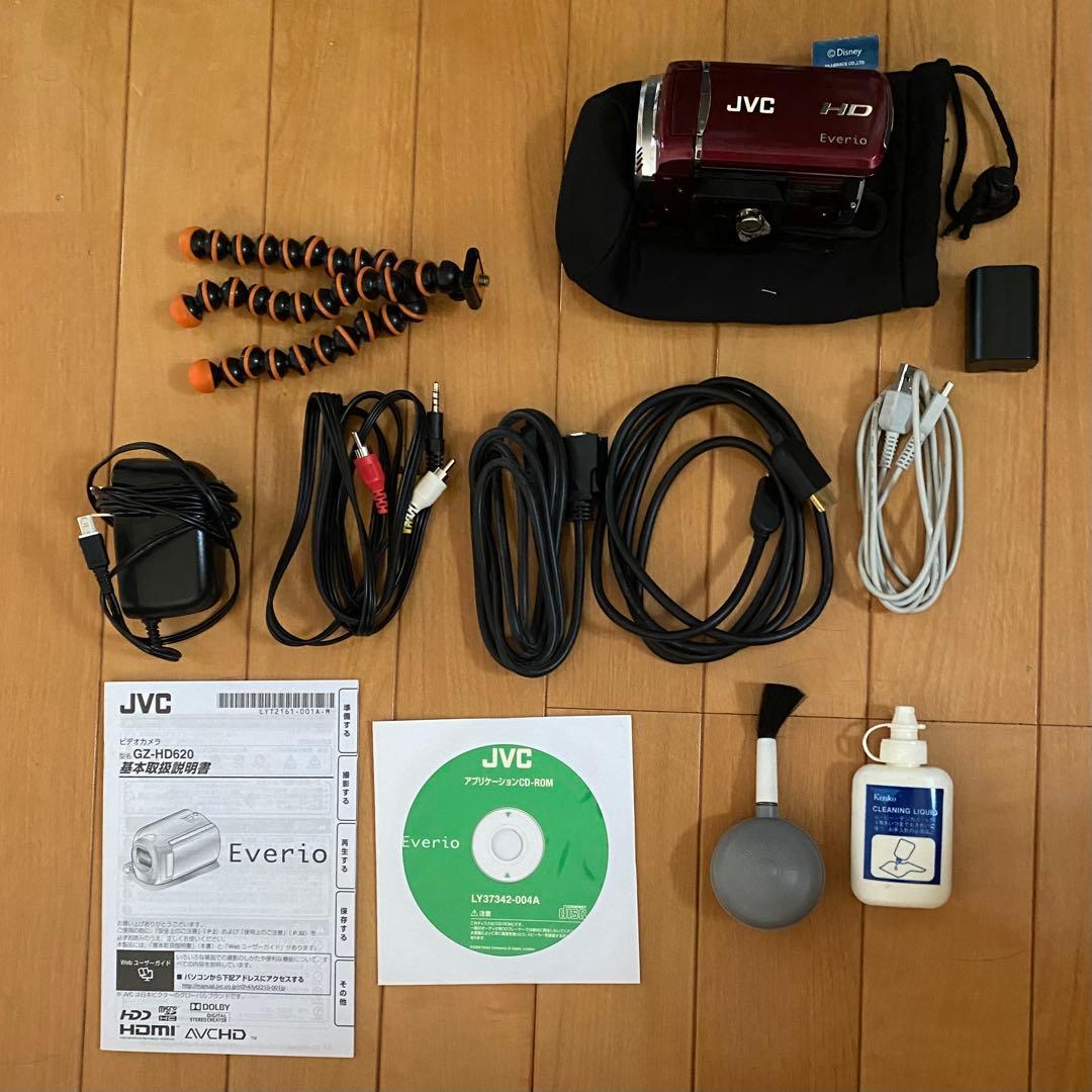 エブリオ GZ-HD620-R 本体＋三脚 他セット