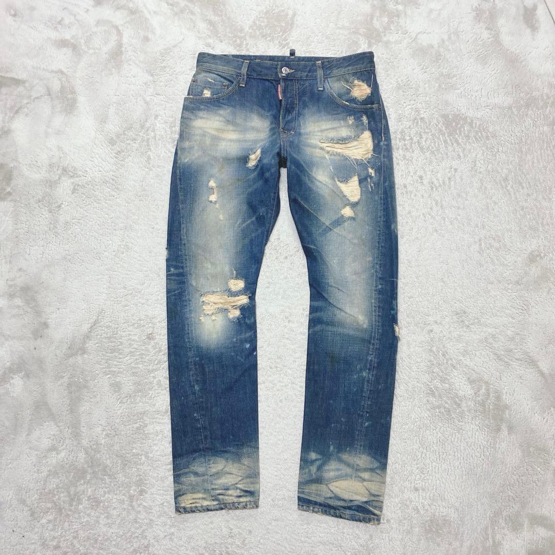 DISQUARED2・size46　71LA338　クラッシュド加工・イタリア製