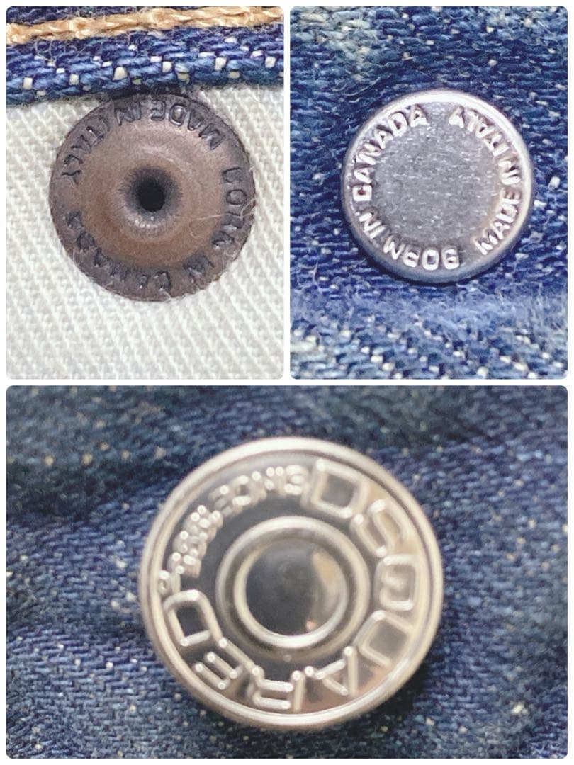 DISQUARED2・size46　71LA338　クラッシュド加工・イタリア製