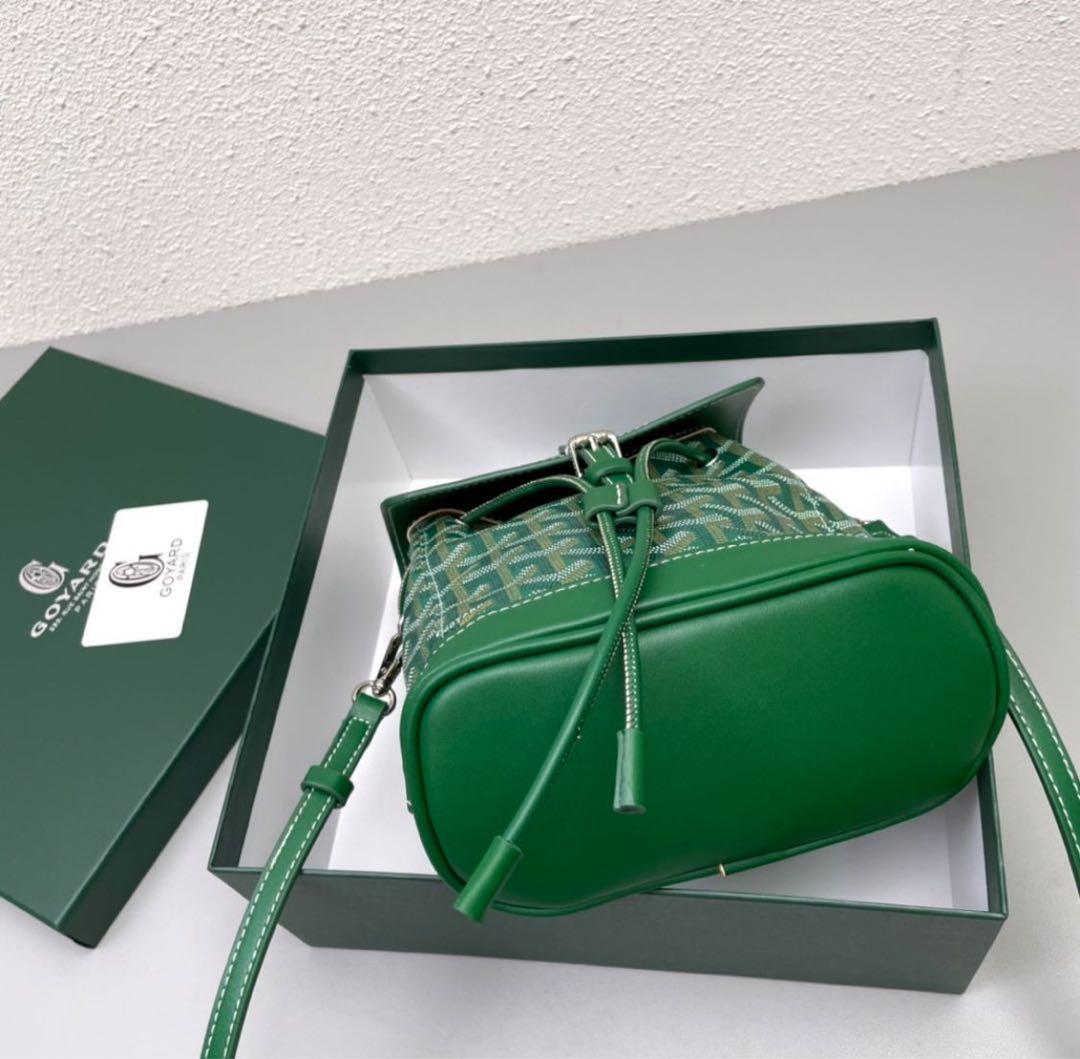 か*ん様 GOYARD ゴヤール ミニトートバッグ ショルダー付き グリーン