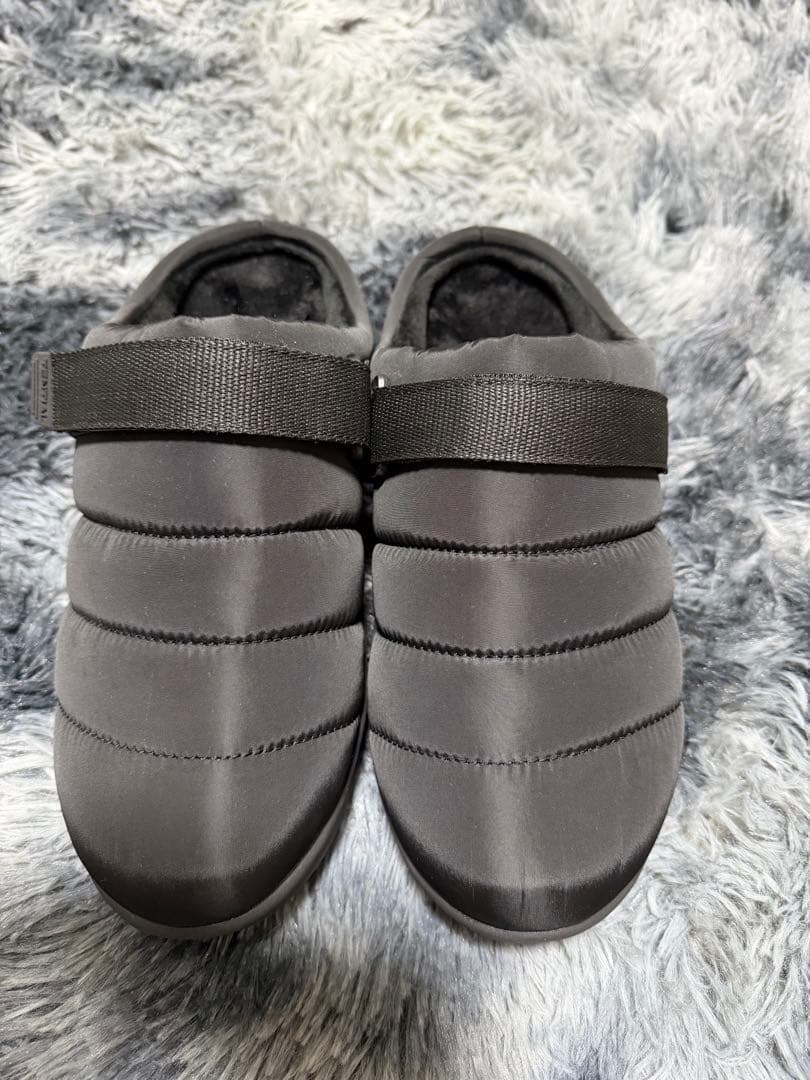 新品　Lサイズ TENTIAL テンシャル　リカバリーサンダル　ボア　ブラック