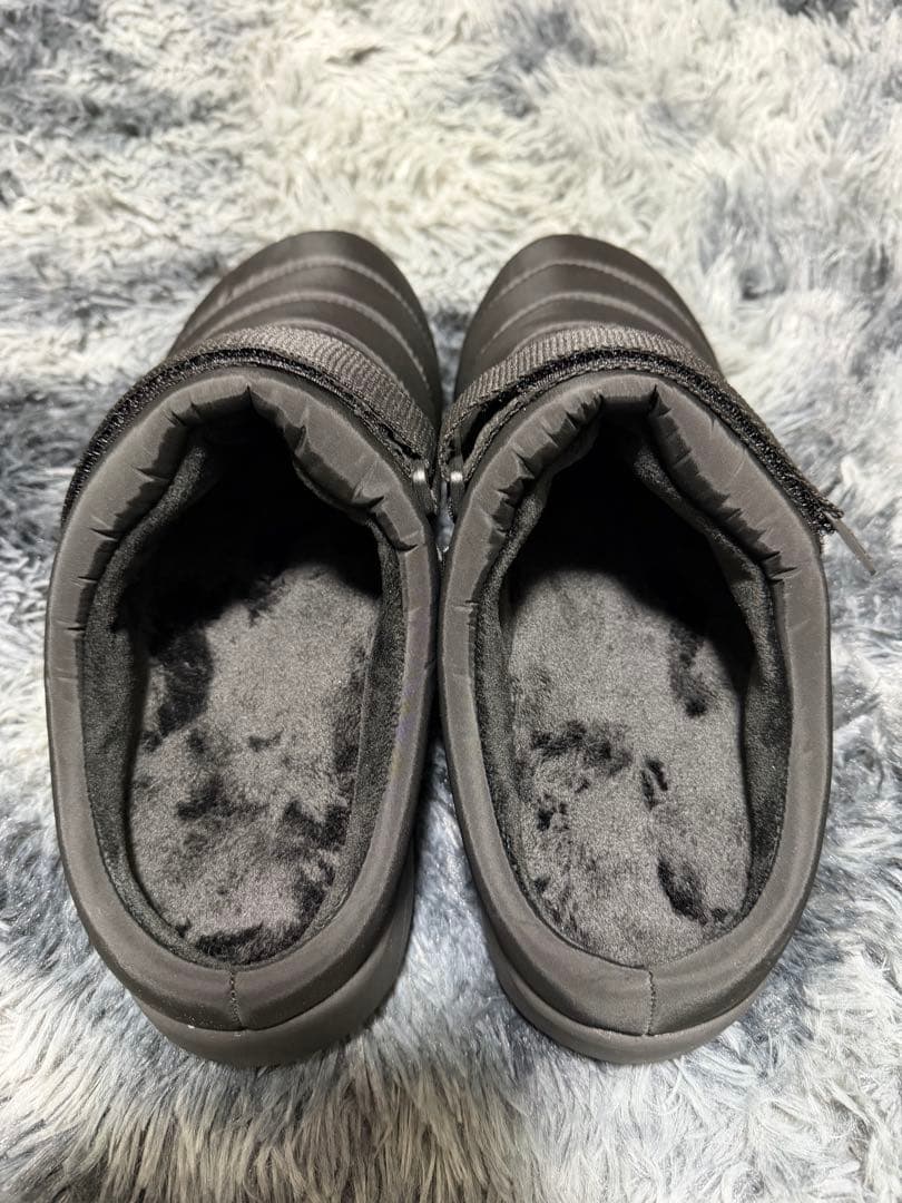 新品　Lサイズ TENTIAL テンシャル　リカバリーサンダル　ボア　ブラック