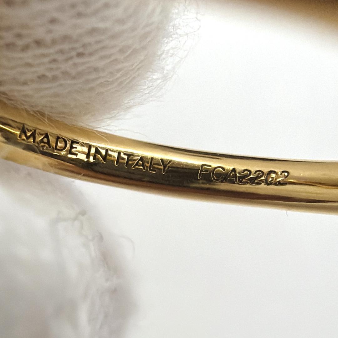 CELINE セリーヌ フープピアス ノット 片耳 FCA2202 ゴールド