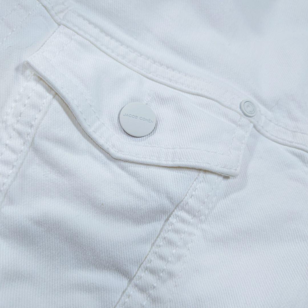 JACOB COHEN ヤコブコーエン 白 デニムジャケット S ストレッチ