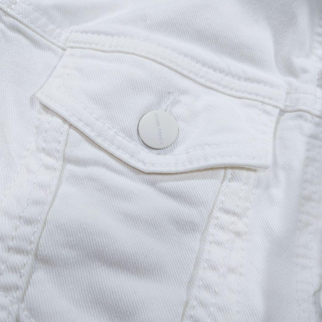 JACOB COHEN ヤコブコーエン 白 デニムジャケット S ストレッチ