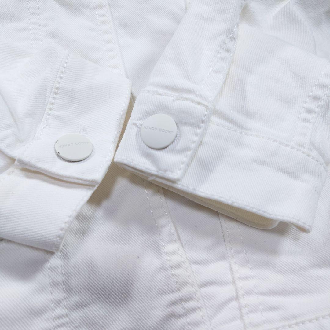 JACOB COHEN ヤコブコーエン 白 デニムジャケット S ストレッチ