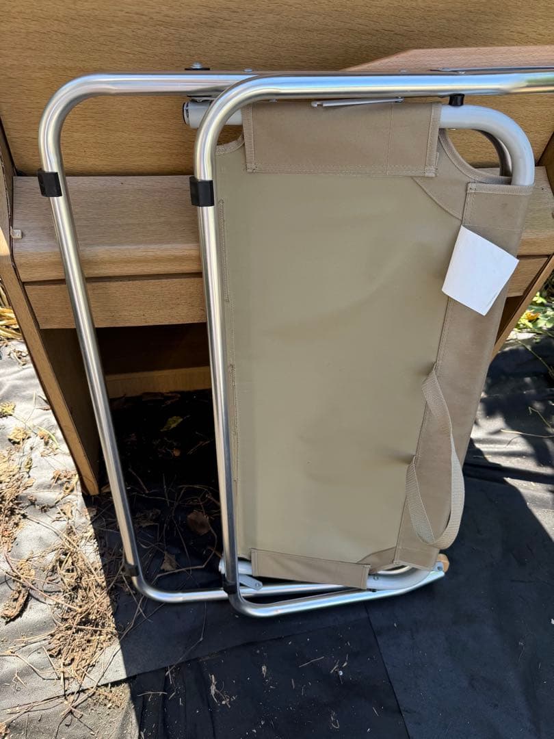 DOD グッドラックソファ ベージュ 2人掛け 折りたたみチェア キャンプ