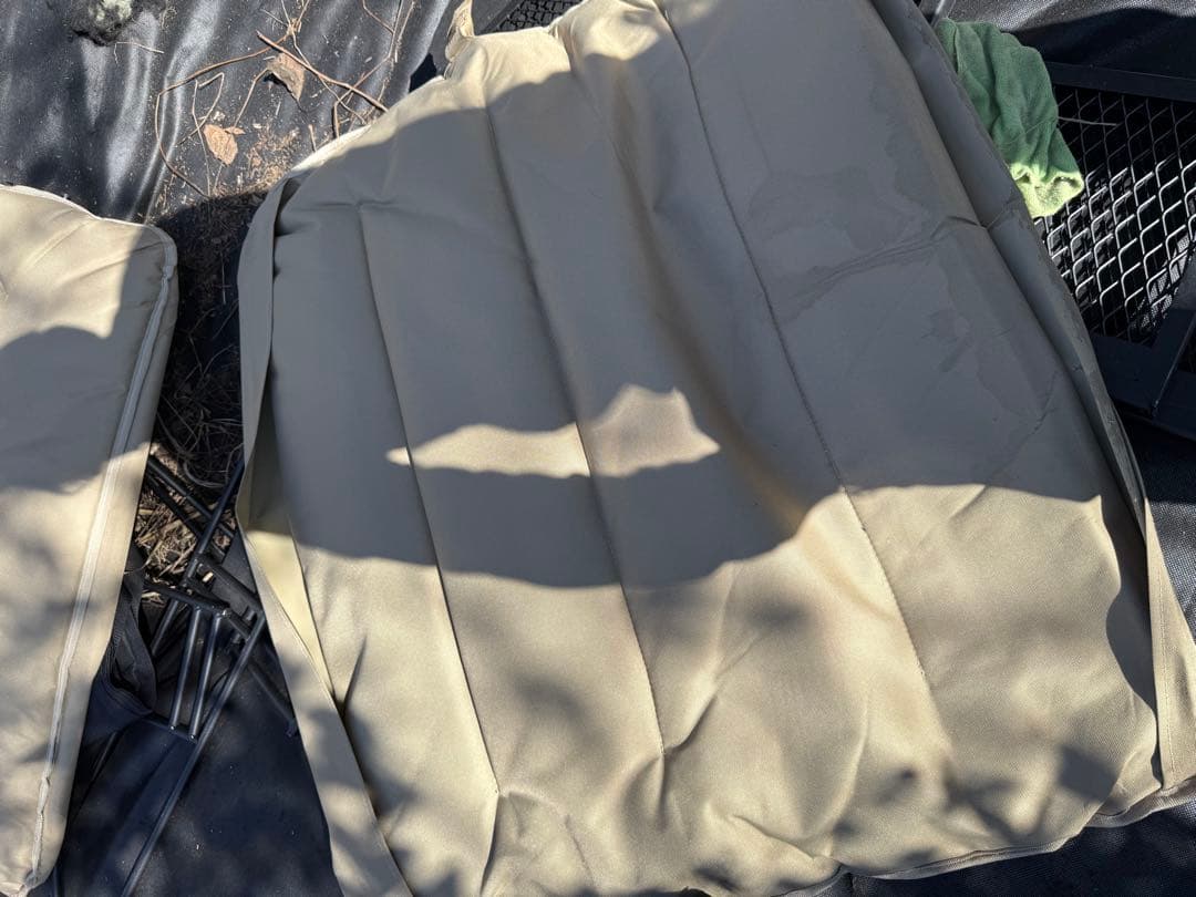 DOD グッドラックソファ ベージュ 2人掛け 折りたたみチェア キャンプ