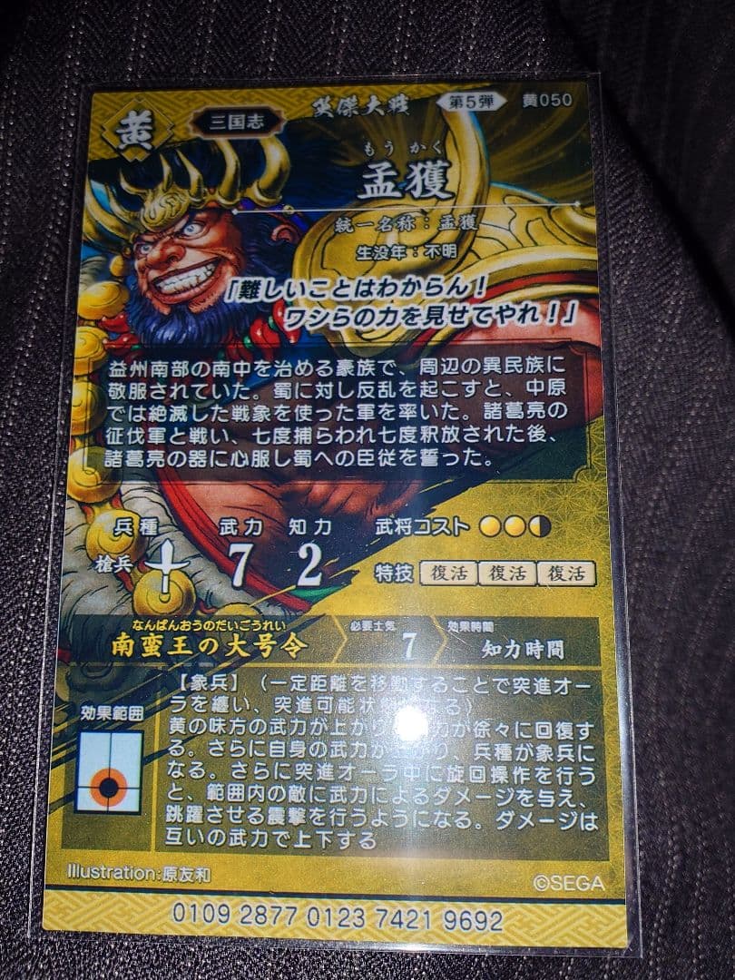 英傑大戦　絆　孟獲