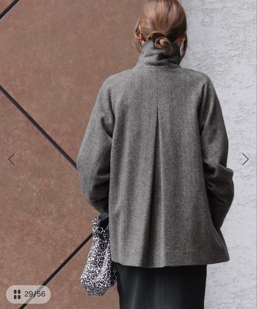 タータン様【新品タグ付】尾州ウールスーパー100Aラインコート