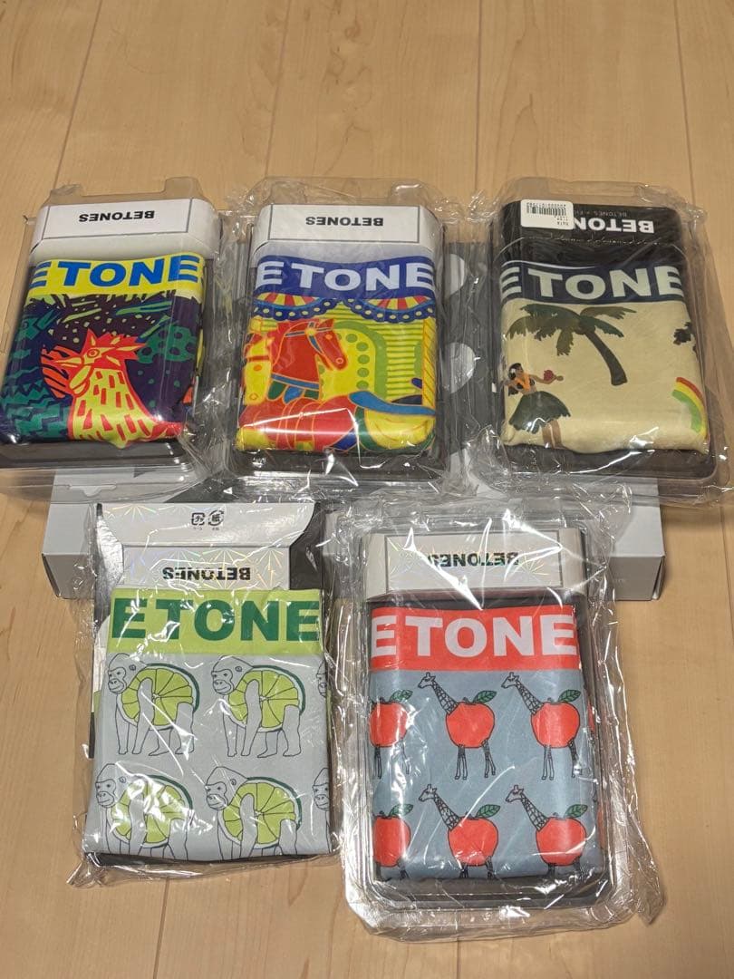 BETONES ボクサーパンツ 5点セット