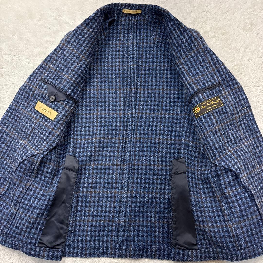 SARTORIA LATORREロロピアーナ　アルパカウールテーラードジャケット