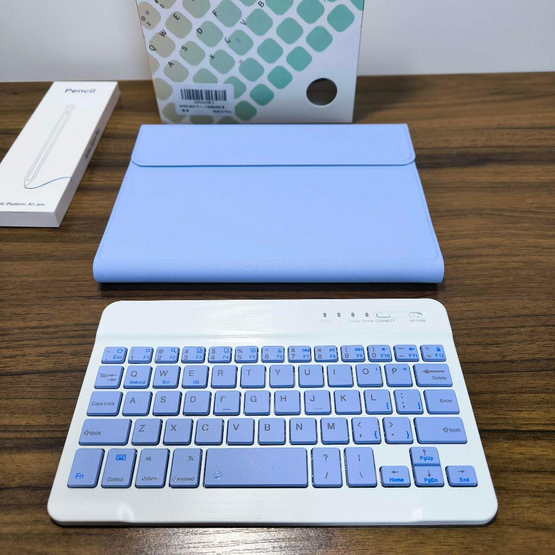 iPad Mini 5 Simフリー 256GB ケースとキーボード、タッチペン