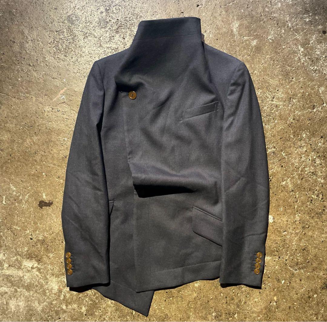 VivienneWestwoodビッグカラードレープジャケット アシメ 44