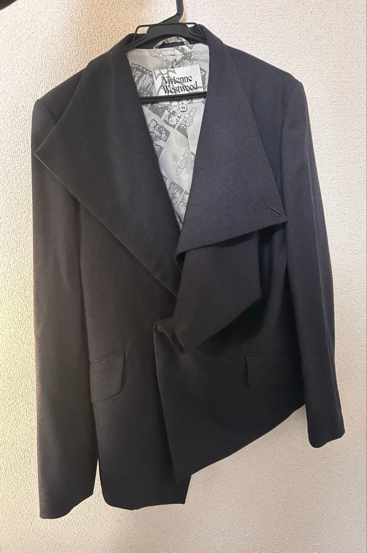 VivienneWestwoodビッグカラードレープジャケット アシメ 44