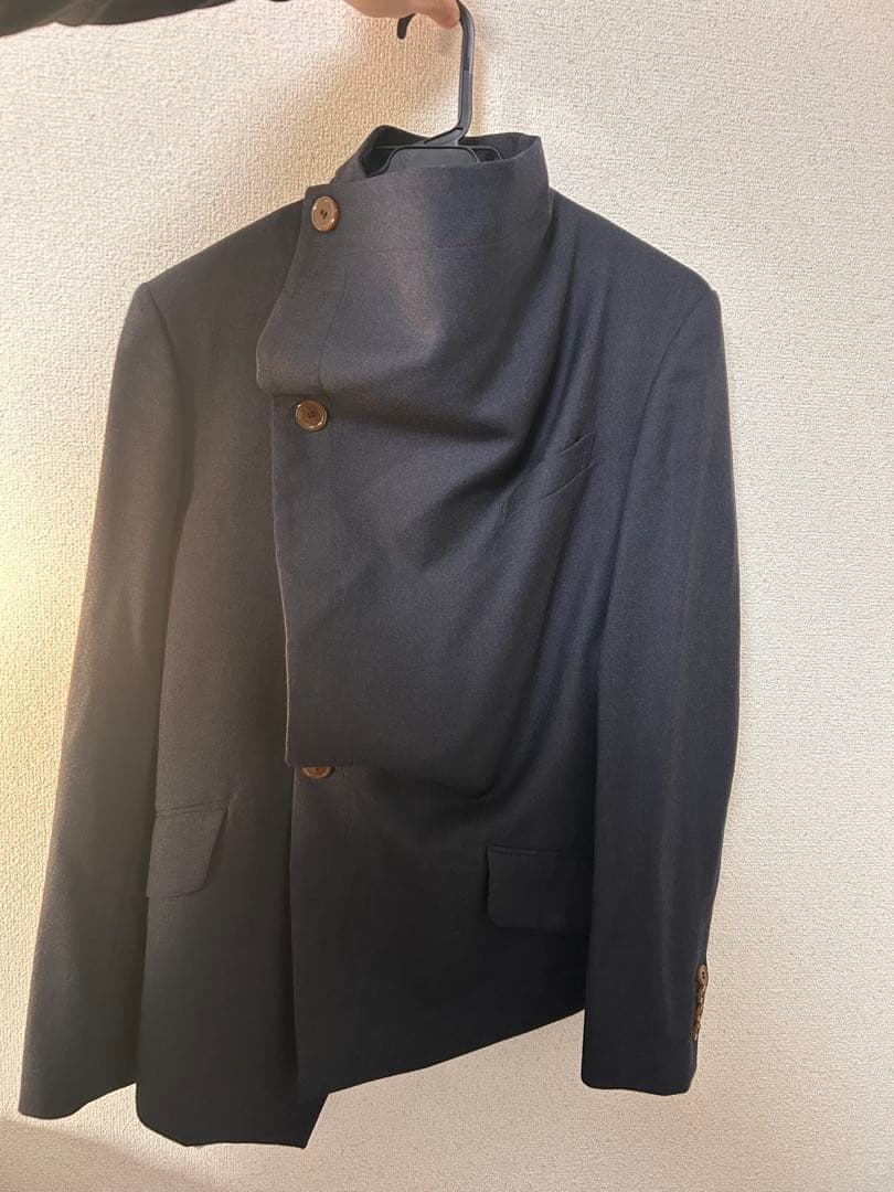 VivienneWestwoodビッグカラードレープジャケット アシメ 44