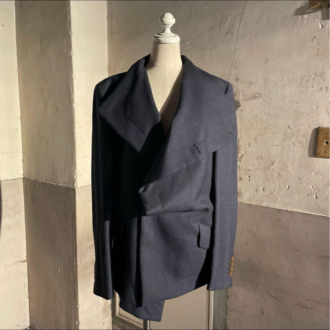 VivienneWestwoodビッグカラードレープジャケット アシメ 44