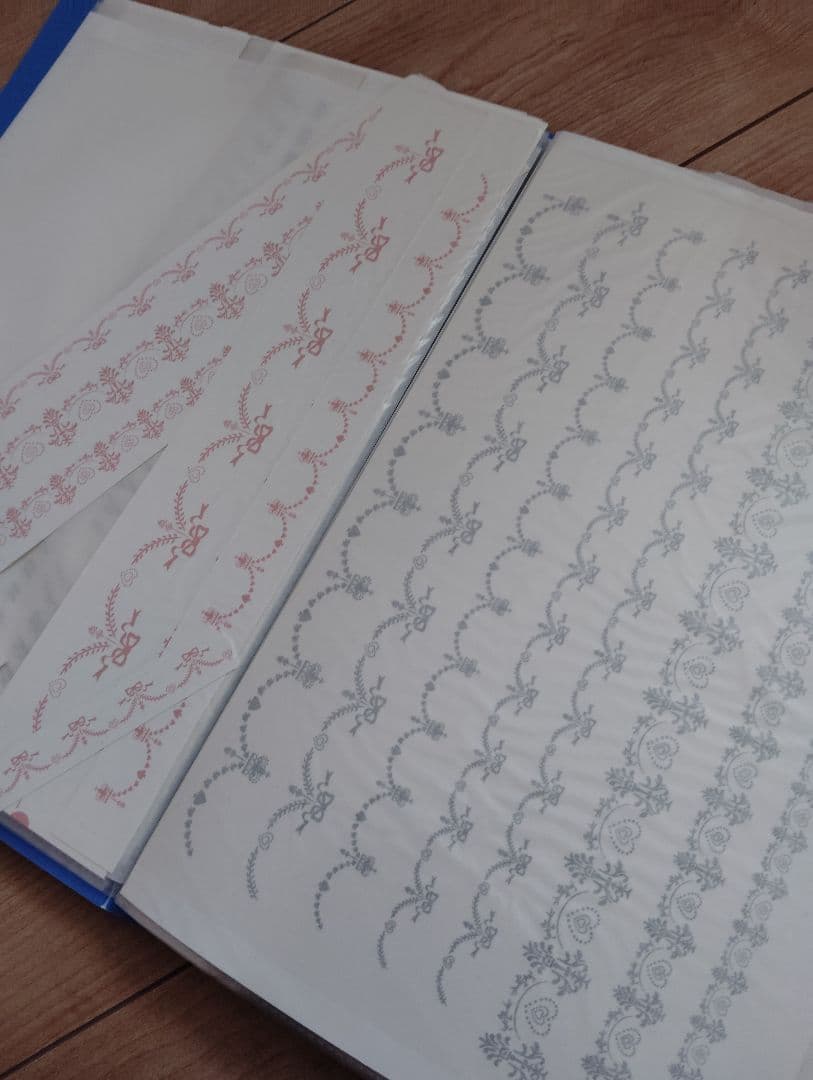 【サロン閉店】ポーセラーツ転写紙　柄　全てセットでファイルごと