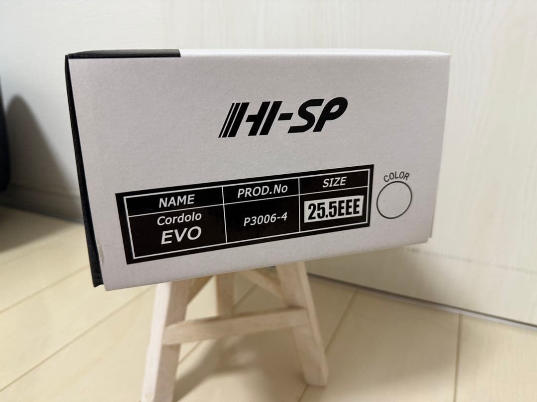 Hi-SP ボウリングシューズ ホワイト コアドロ EVO 25.5cm