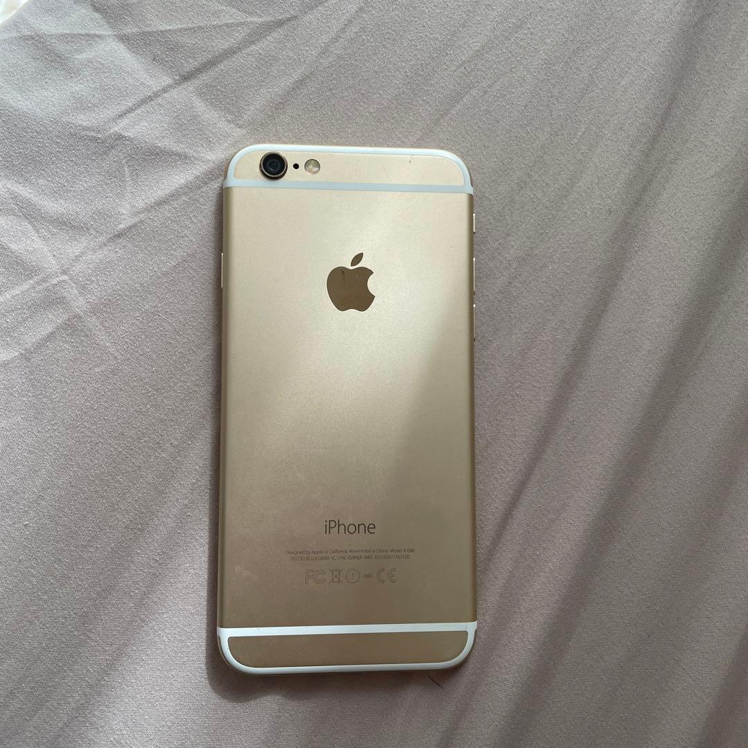 スマートフォン本体 iPhone 6 Gold 64 GB docomo