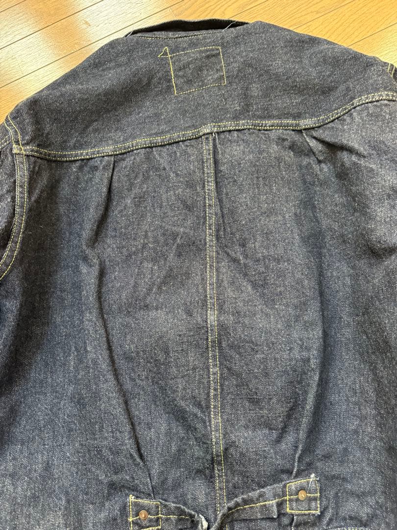 入手困難　little hand リトルハンド大戦デニムジャケット44Tバック
