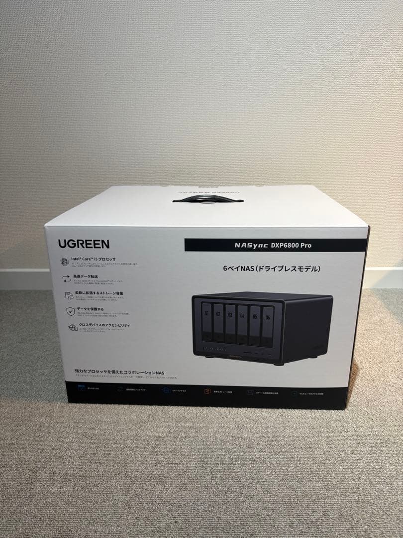 【新品未使用】UGREEN NASync DXP6800 Pro