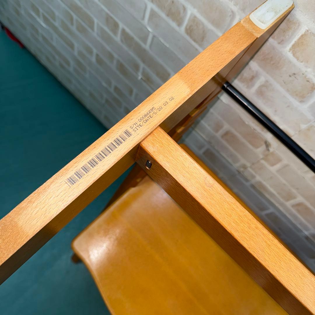 ストッケ　トリップトラップ　旧型　ガード付き　木製　チェア