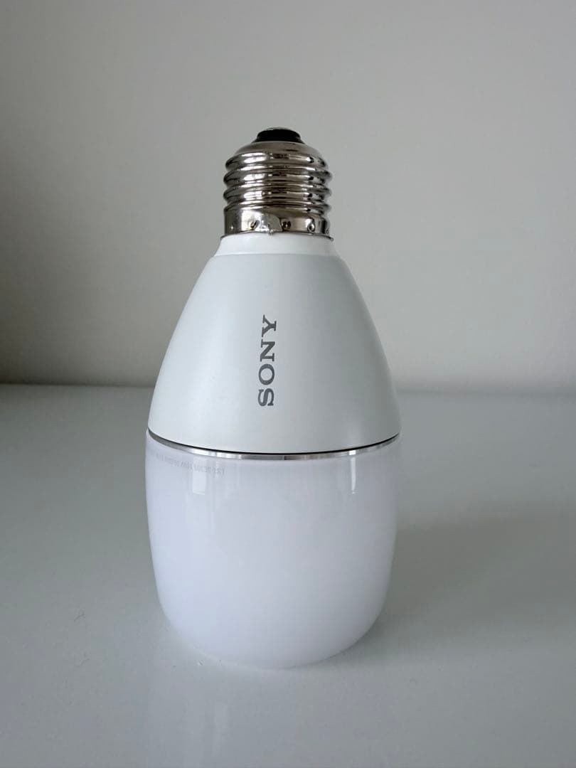 美品・ソニー SONY LED電球スピーカー 電球色 LST-SE300