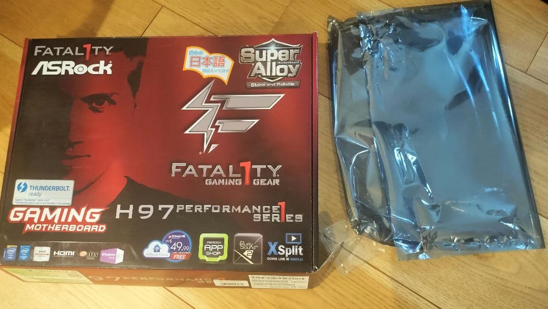 Fatal1ty H97 + i7-4790K + Elixirメモリ 8Gx2