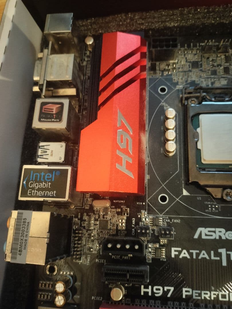 Fatal1ty H97 + i7-4790K + Elixirメモリ 8Gx2
