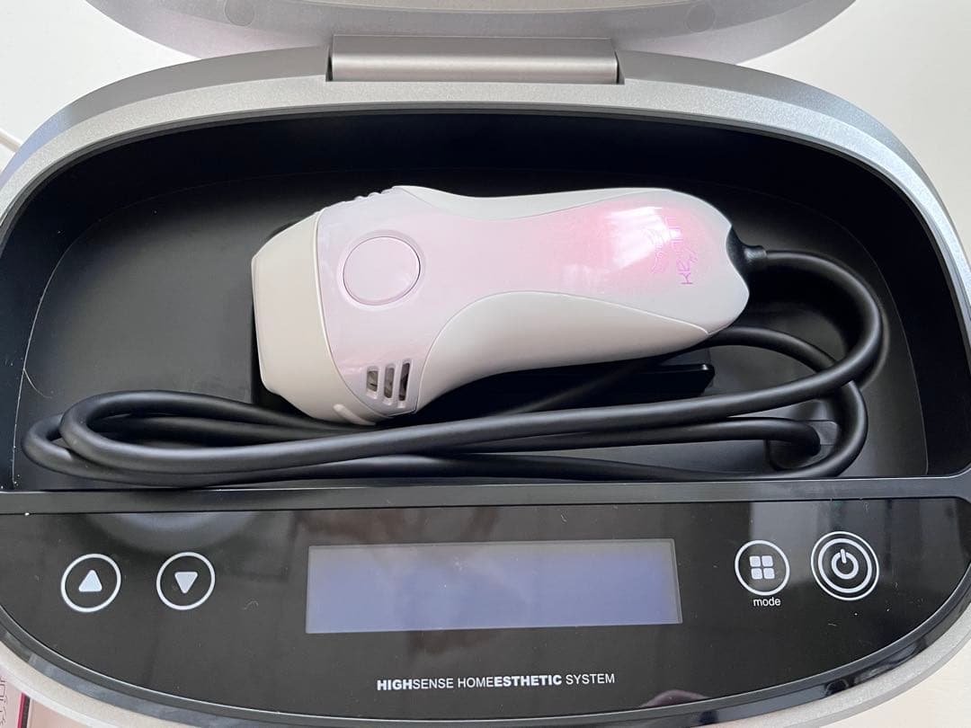 ke-non ケノン　脱毛器　美顔　パールホワイト　白　アタッチメントサングラス