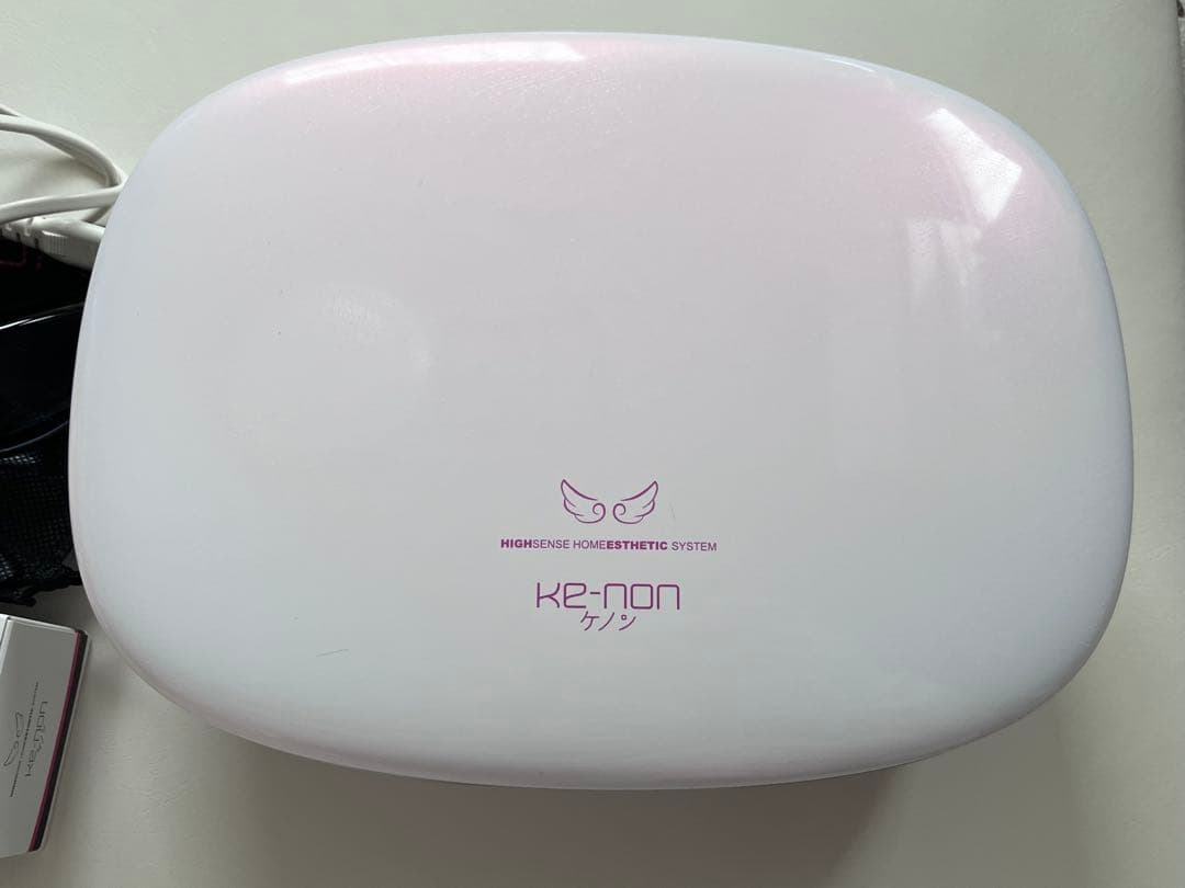 ke-non ケノン　脱毛器　美顔　パールホワイト　白　アタッチメントサングラス