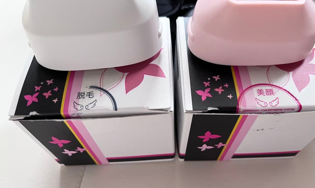 ke-non ケノン　脱毛器　美顔　パールホワイト　白　アタッチメントサングラス